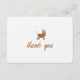 BABY SHOWER THANK YOU CARD-FLAT