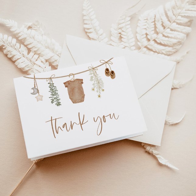 Baby Shower Thank You Card, Gender Neutral Baby Card (Creator Uploaded)
