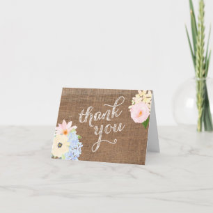 baby shower thank you card, gender neutral thank u