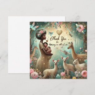 Baby Shower Thank you Cards Showering with love