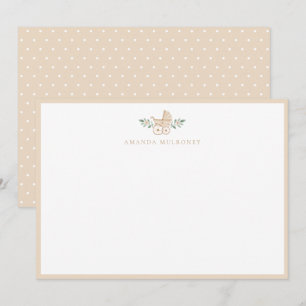 Baby Shower Thank You Flat Card