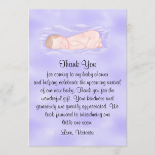 Baby Shower Thank You Gender Neutral Invitation