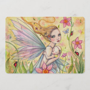 Baby Shower Thank You Notes Mother and Baby Fairy