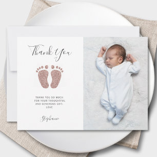 Baby Shower Thank You Photo Card