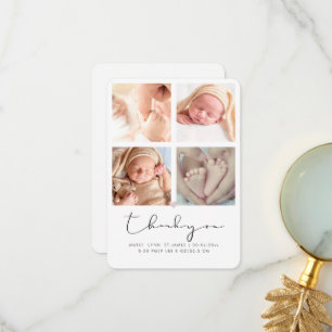 Baby Shower Thank You Photos Announcement