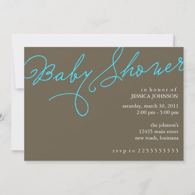 Baby Shower (Today's Best Award) Invitation (Front)