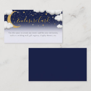 Baby Shower Twinkle Twinkle Little Star Enclosure Card