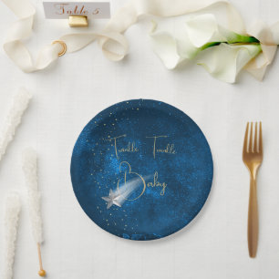 Baby Shower Twinkle Twinkle Stars  Paper Plate