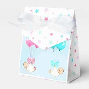 Baby Shower Twins Favour Box