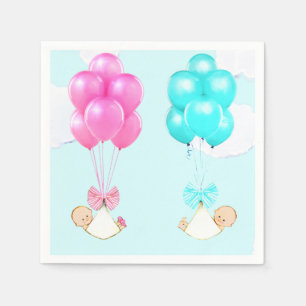 Baby Shower Twins Napkin