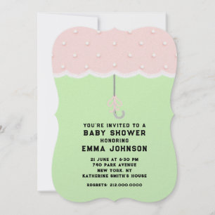 Baby Shower Umbrella Invitation