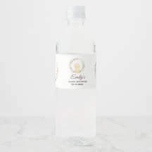 Baby Shower Water Bottle Labels | Golden Retriever