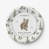 Baby Shower We Can Bearly Wait Woodland Animals