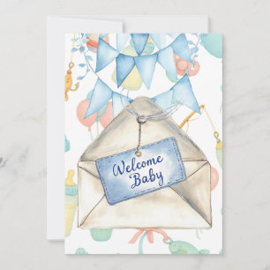 Baby Shower Welcome baby for Fishing Lovers Invitation