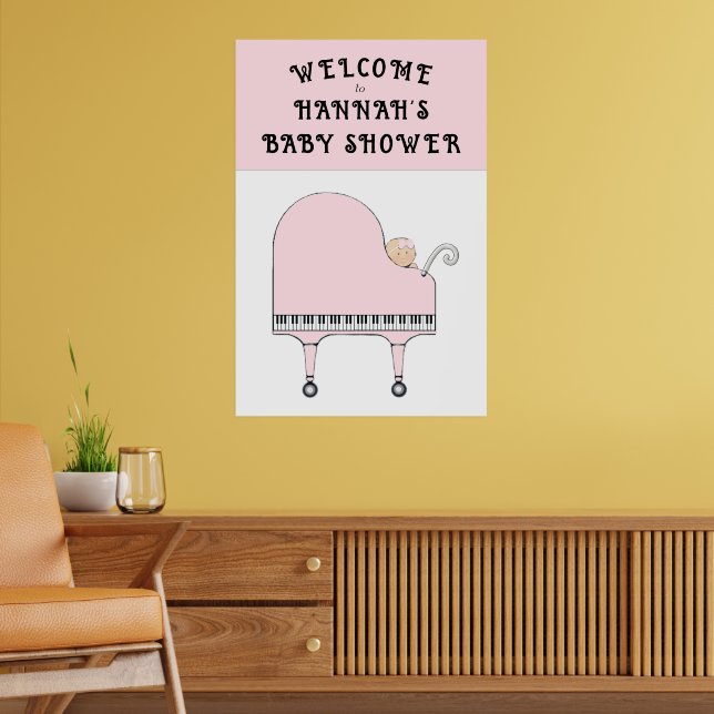 Baby Shower Welcome Poster (Living Room 2)