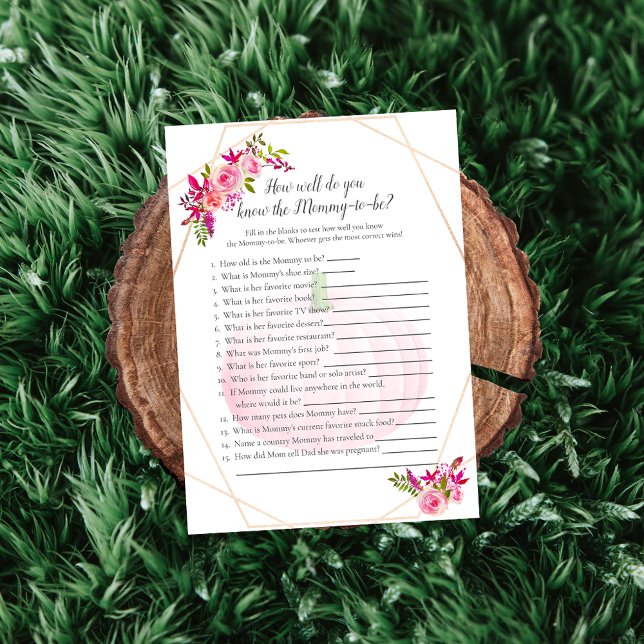 Baby Shower Who Knows Mummy Best Pumpkin Invitation (Creator Uploaded)