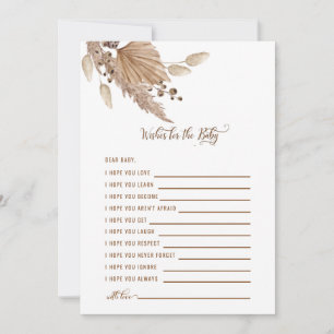 Baby Shower Wishes for the Baby Pampas III Invitation