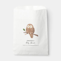 Baby Shower Woodland Forest Creature Night Owl