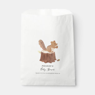Baby Shower Woodland Forest Creature Squirrel Favour Bags