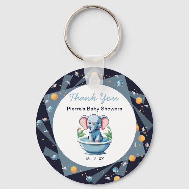 baby showers  key ring (Front)