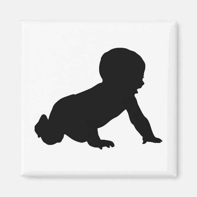 Baby Silhouette Magnet (Front)