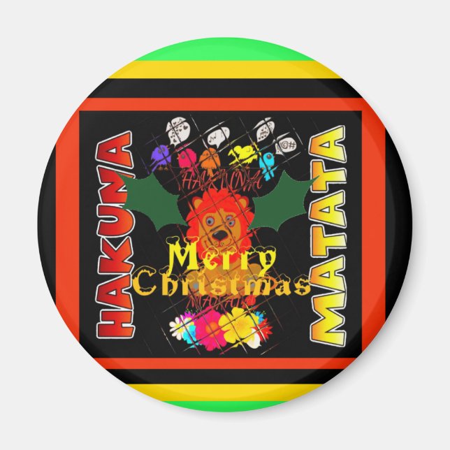 Baby Simba Merry Christmas Collection Magnet (Front)