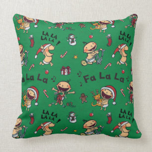 Baby Singing Carols Pattern Cushion