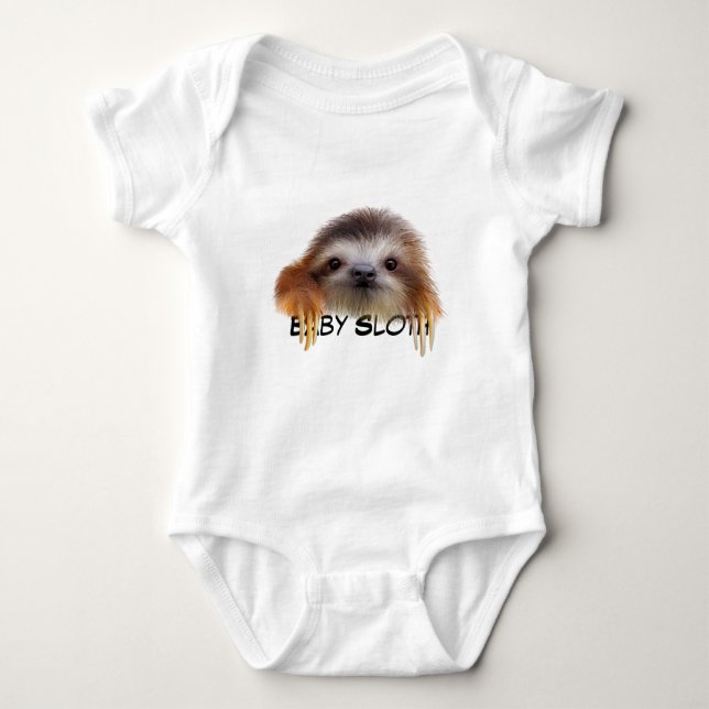 Baby Sloth Kids T-Shirt Bodysuit (Front)
