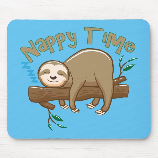 Baby Sloth Mouse Pad (Front)