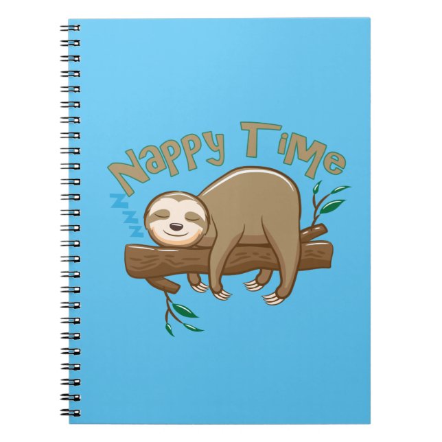 Baby Sloth Notebook (Front)