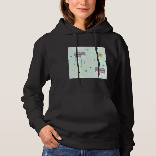 Baby Sloth Star Hoodie (Front)
