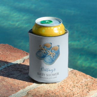 Baby Sneakers Sports Baby Shower Can Cooler