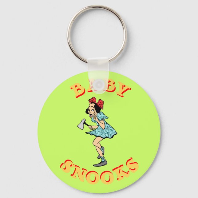 Baby Snooks customisable keychain (Front)