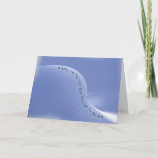 baby snowdrift holiday card