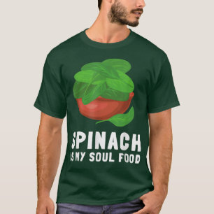 Baby Spinach Organic Spinach And Kale Vegetarian V T-Shirt