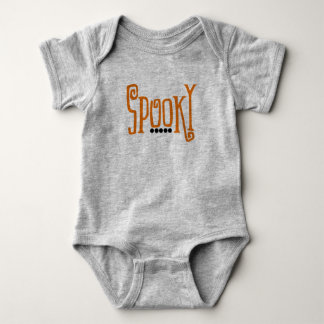 Baby Spooky Halloween Design Bodysuit