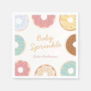 Baby Sprinke Doughnut Baby Shower Napkin