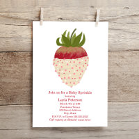 Baby Sprinkle Chocolate Strawberry Baby Shower