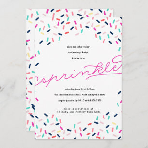 BABY SPRINKLE CONFETTI INVITATION