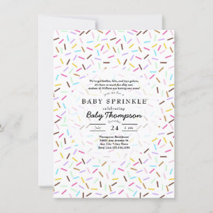 Baby Sprinkle Invitations