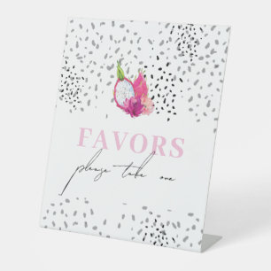 Baby Sprinkle Pitaya Dragon Fruit Table Signs