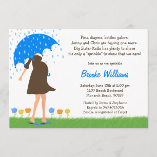 Baby Sprinkle Shower Invitation for Baby Boy