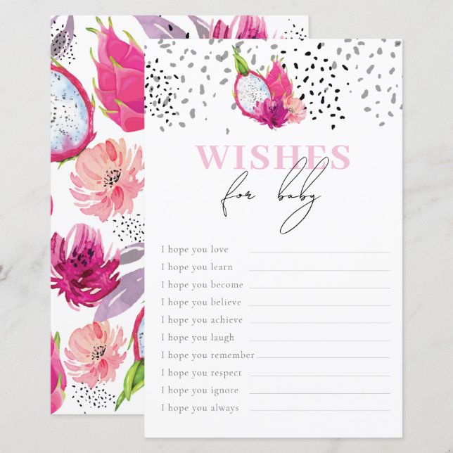 Baby Sprinkle Wishes For Baby Game Pitaya (Front/Back)