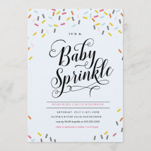 BABY SPRINKLES CONFETTI INVITATION