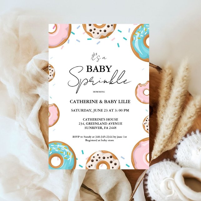  Baby Sprinkles Gender Neutral Baby Shower  Invitation (Creator Uploaded)