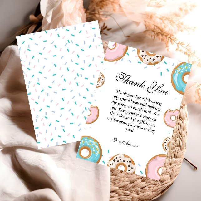  Baby Sprinkles Neutral Baby Shower Thank You Card (Creator Uploaded)