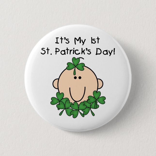 Baby St. Patrick's Day Buttons (Front)