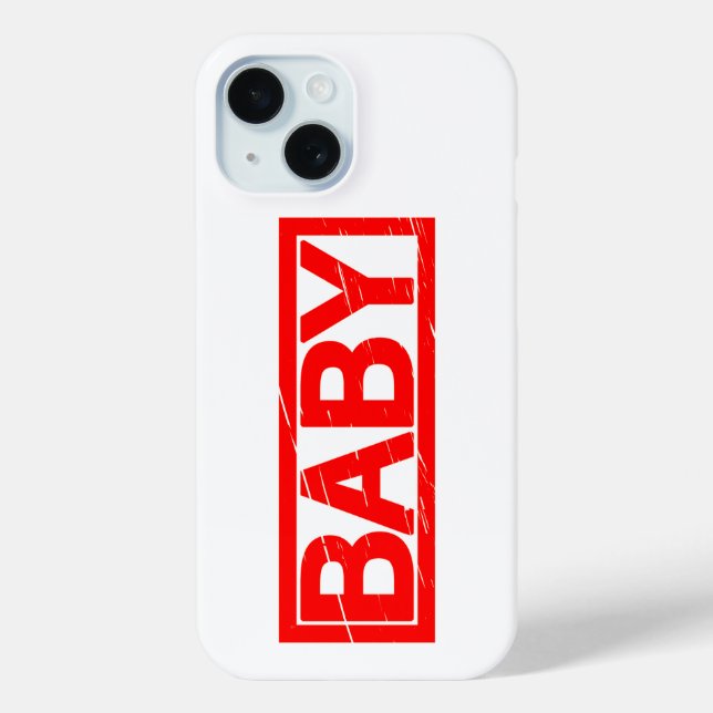 Baby Stamp Case-Mate iPhone Case (Back)