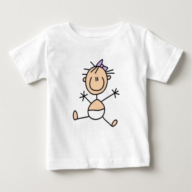 Baby Stick Figure T-Shirt (Front)