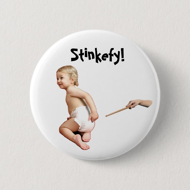 Baby Stinkefy!-button 6 Cm Round Badge (Front)